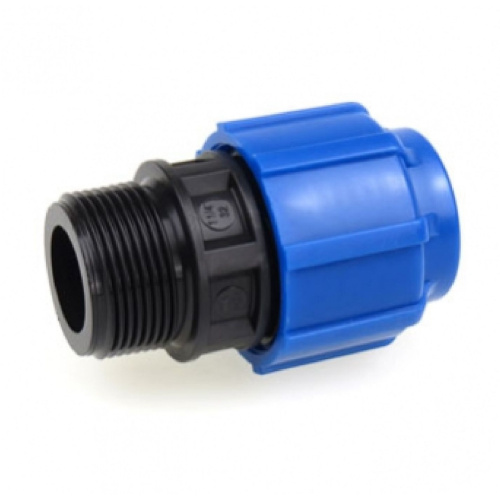 TEBO Муфта наружная резьба 20х3/4 ПНД